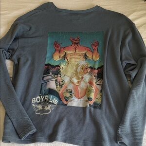 Boys Lie Blue Graphic Sweatshirt